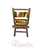 Silla en Fique con Espaldar pequeña