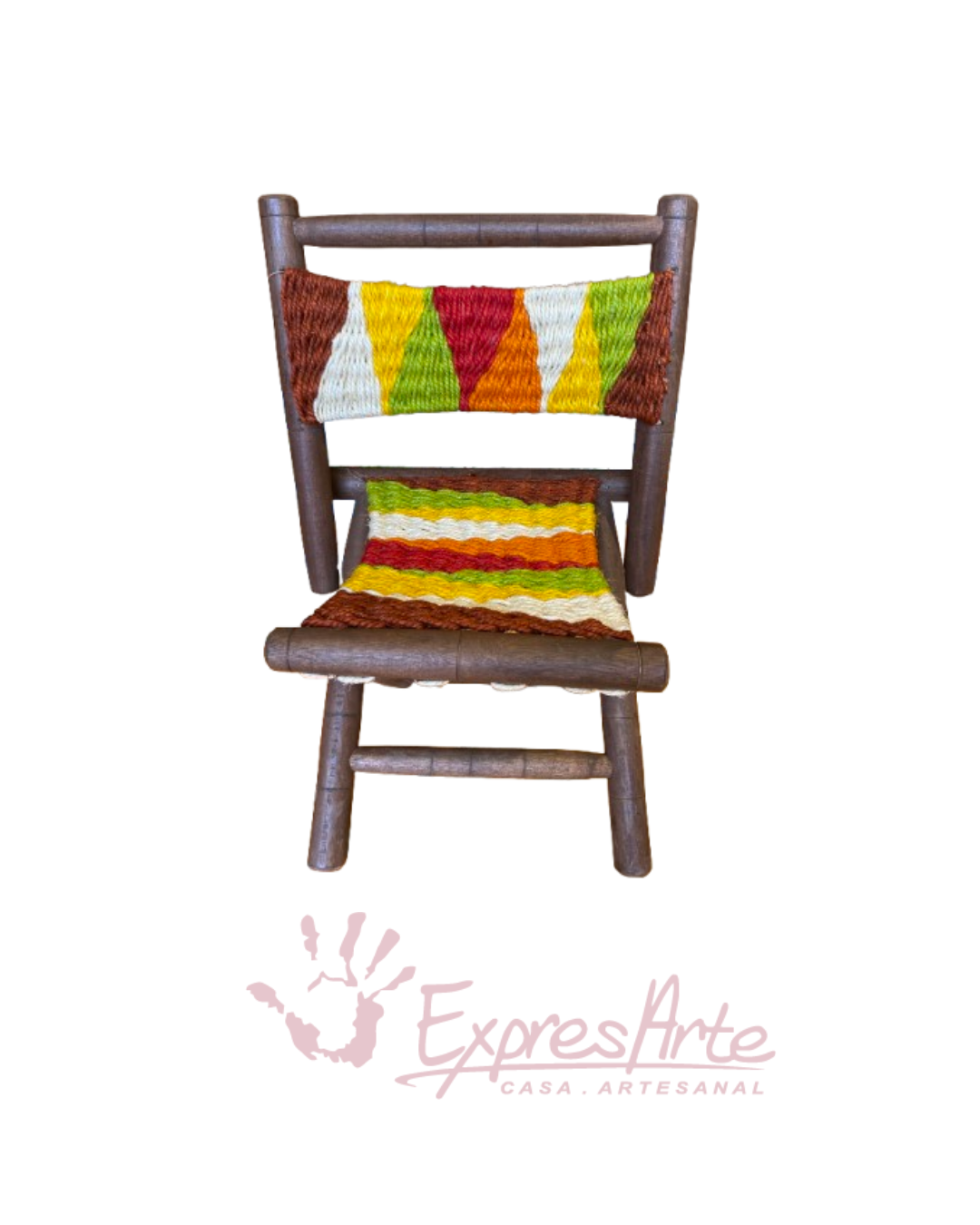 Silla en Fique con Espaldar pequeña