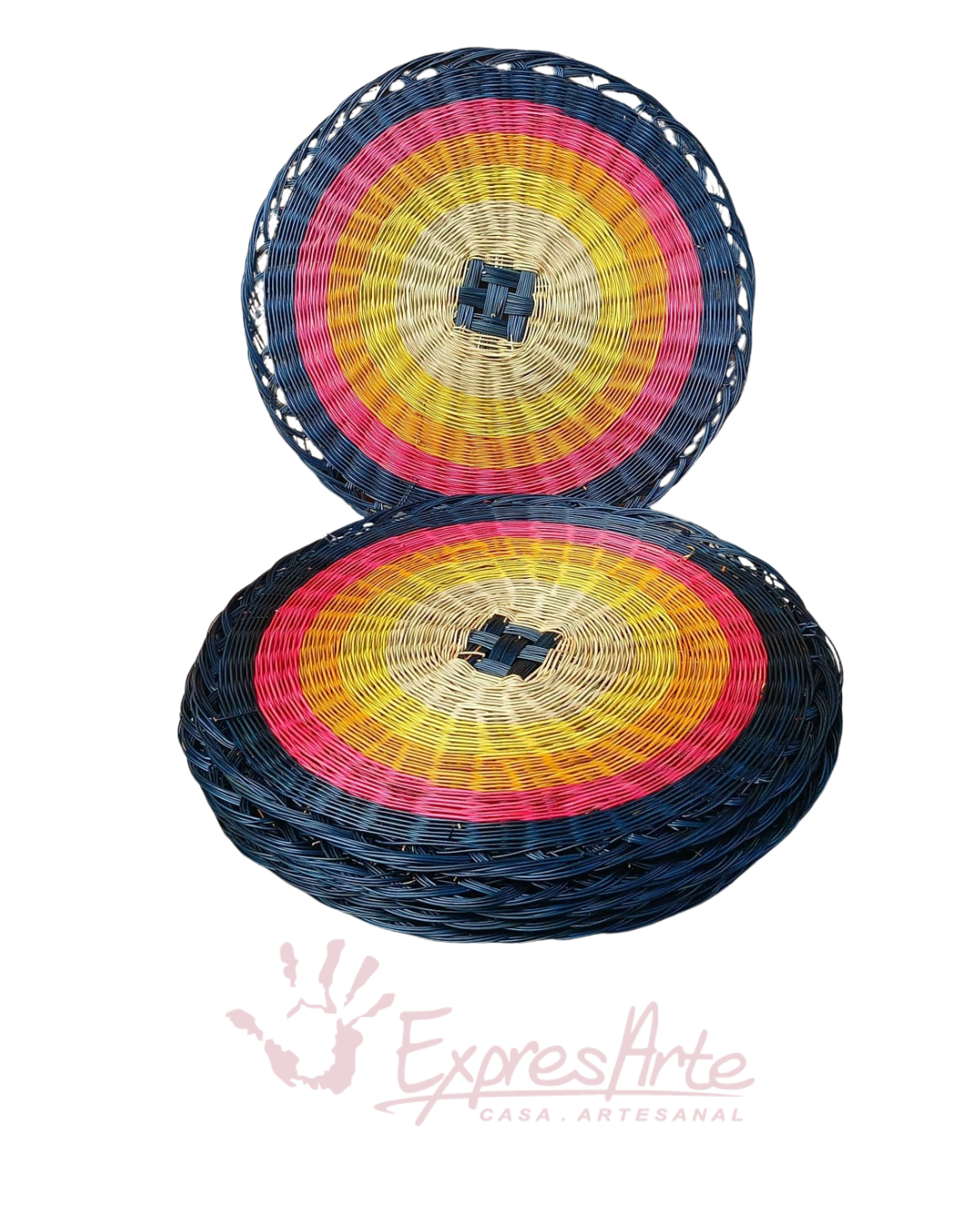 JUEGO DE 6 INDIVIDUALES REDONDOS EN ESPARTO