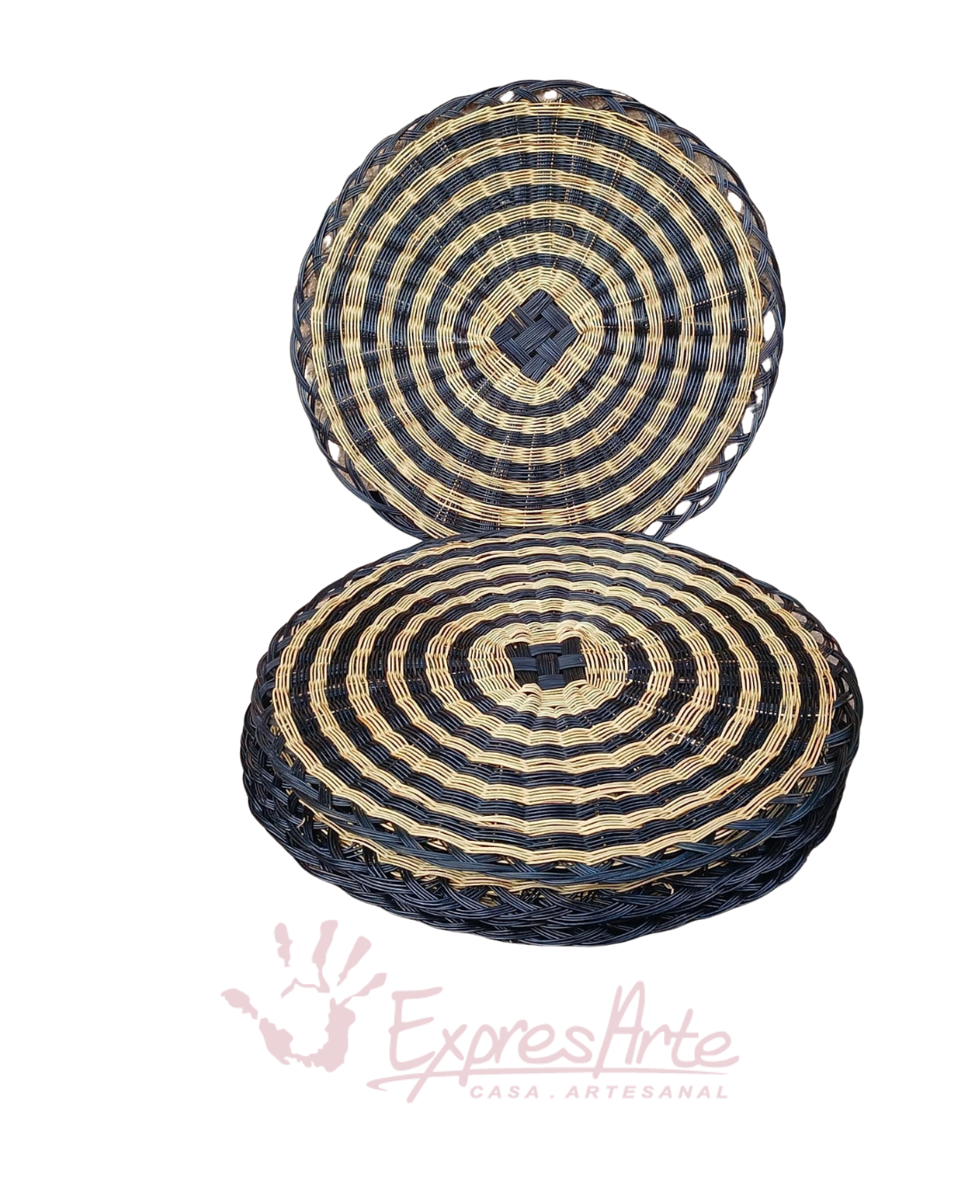 JUEGO DE 6 INDIVIDUALES REDONDOS EN ESPARTO