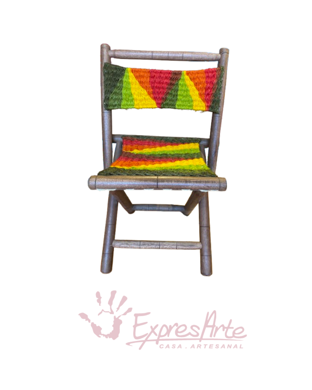 Silla en Fique con Espaldar grande