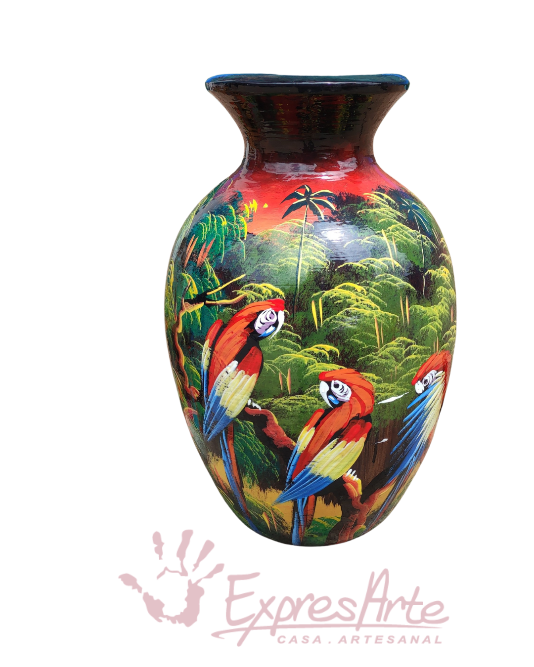 JARRON PINTADO A MANO