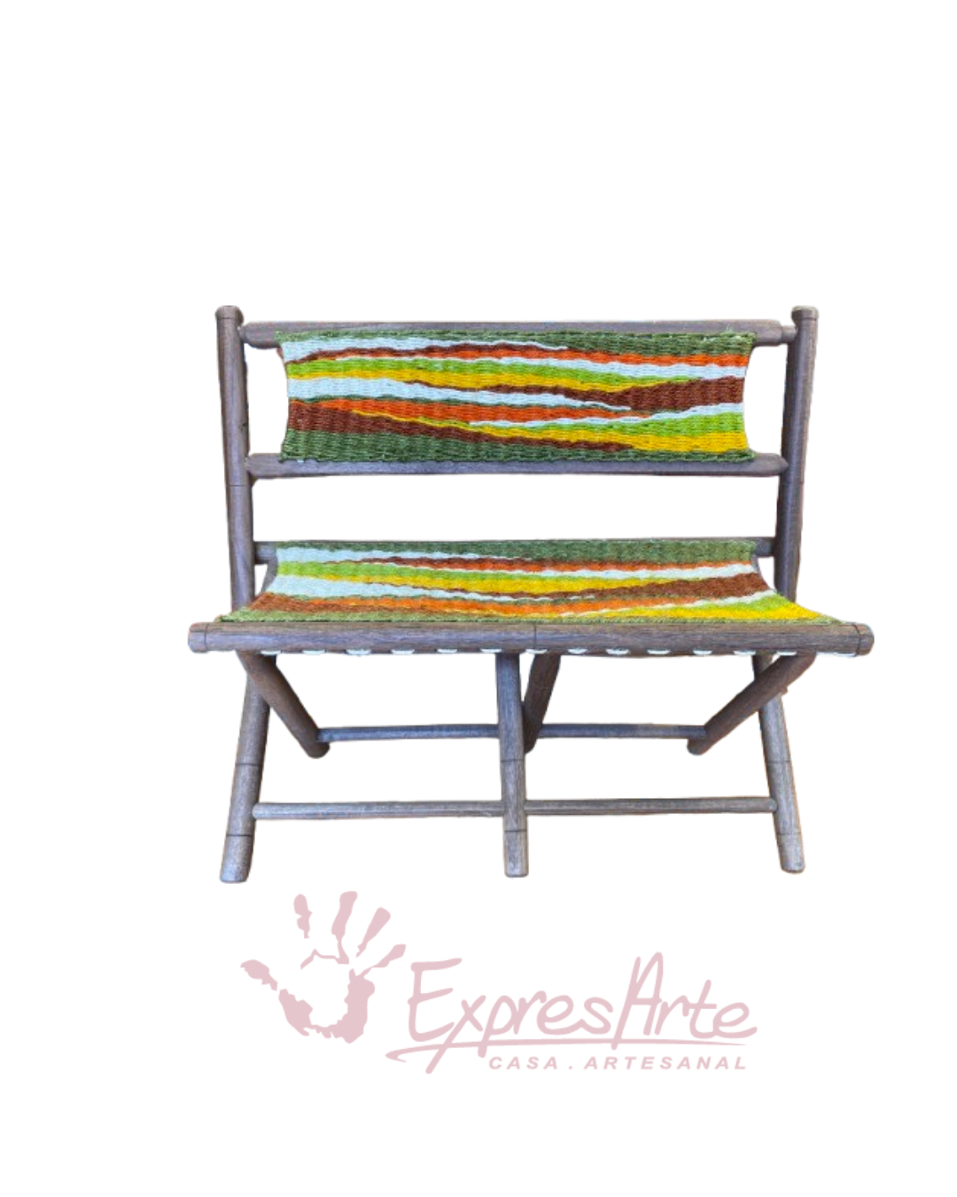 Silla en Fique Doble con Espaldar