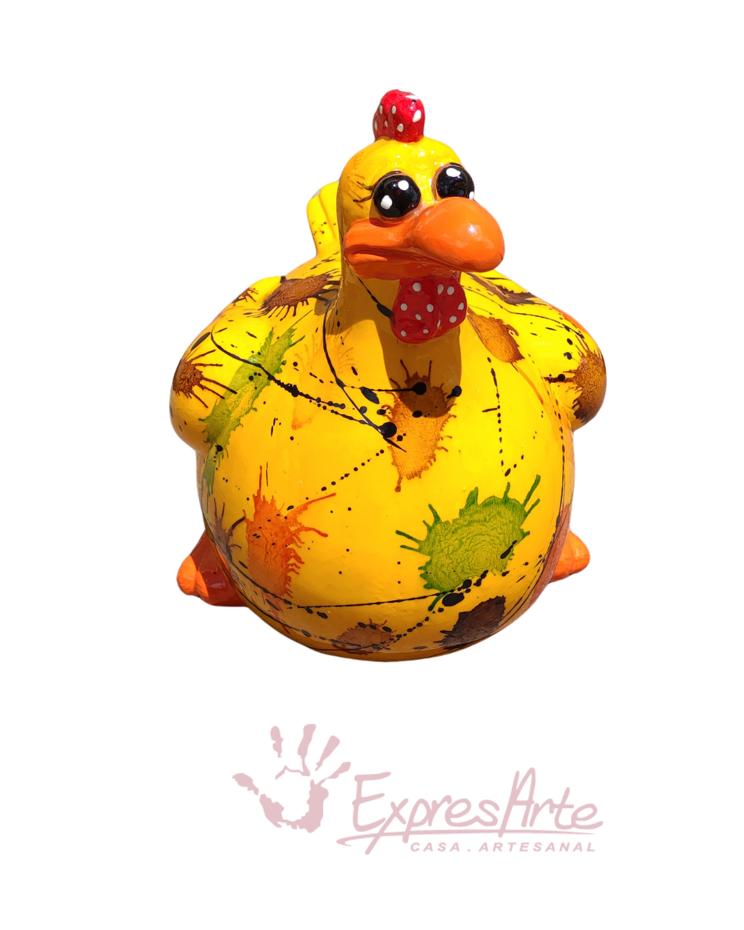 Gallina Alcancía Resinada