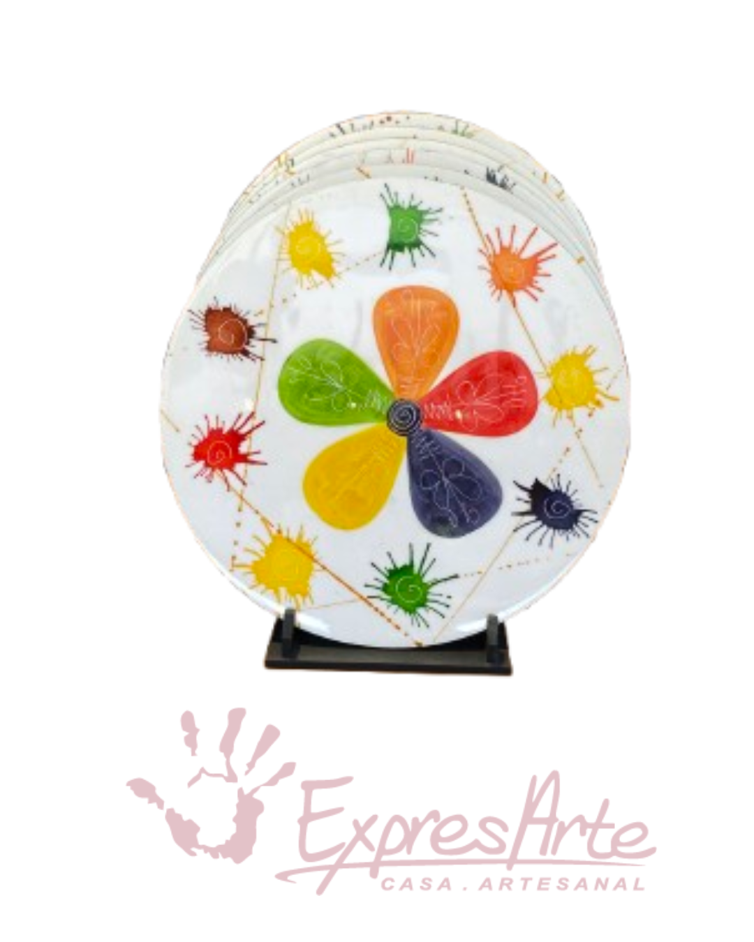 JUEGO DE 6 INDIVIDUALES REDONDO