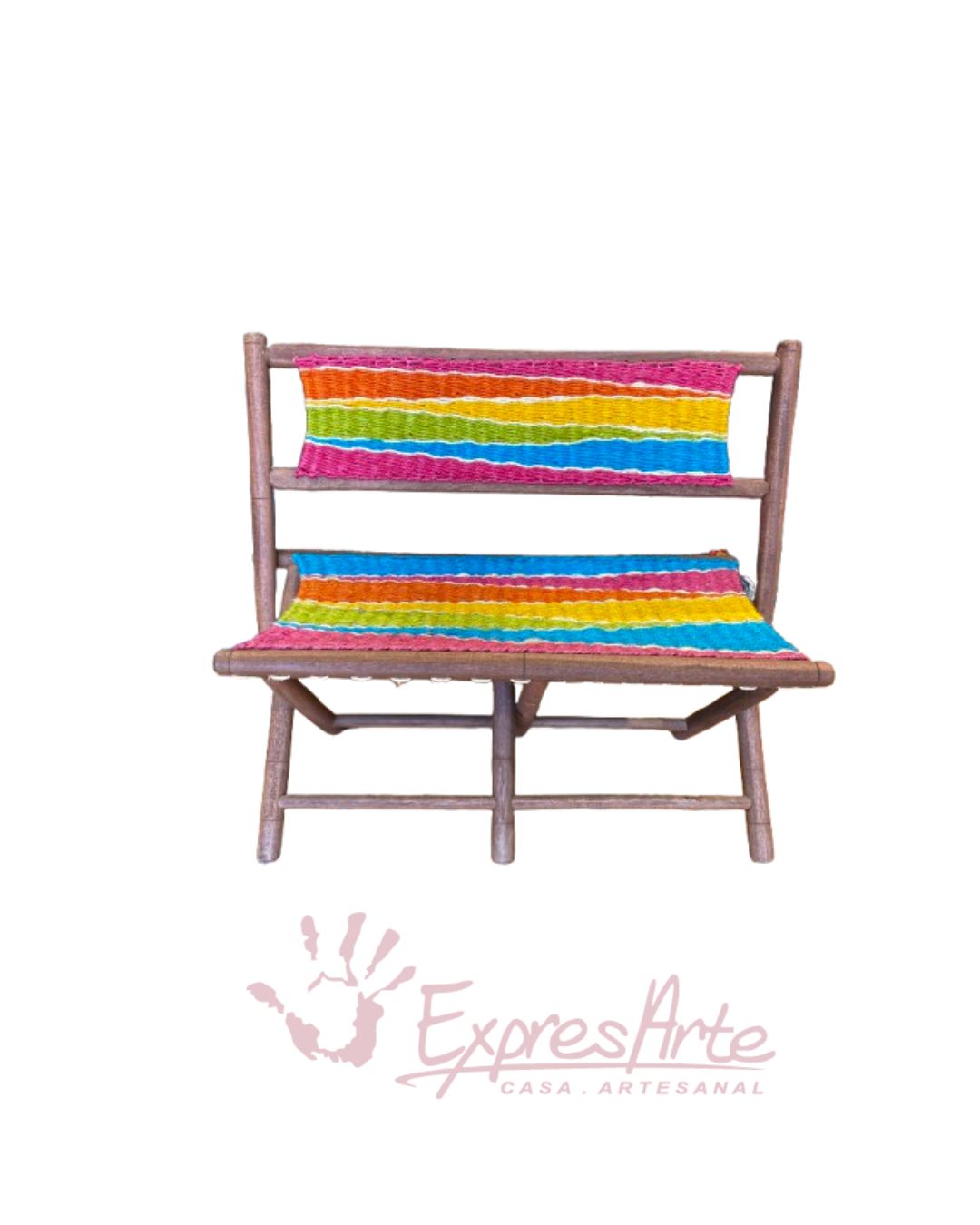 Silla en Fique Doble con Espaldar