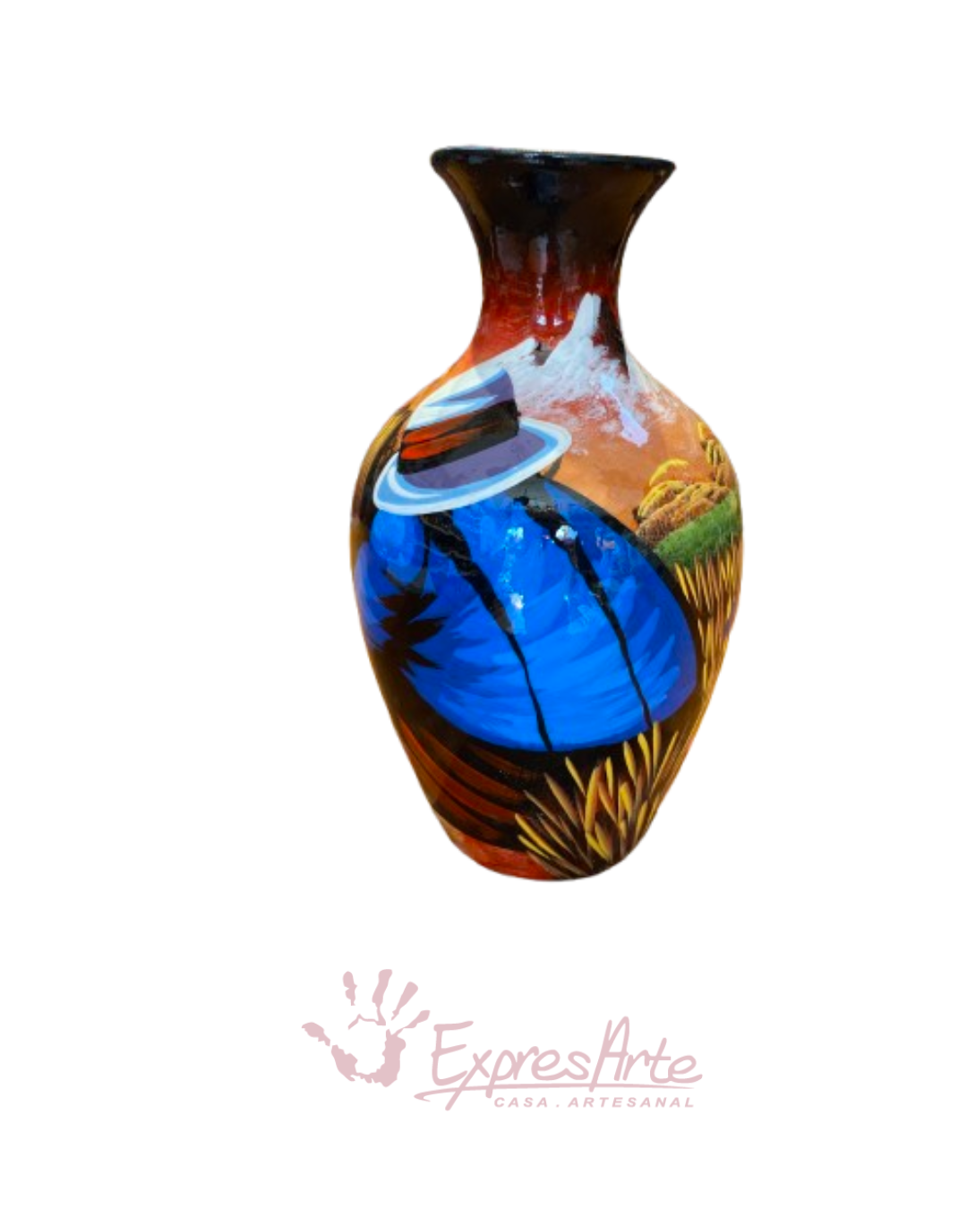 JARRON BOTELLON 20 cm.