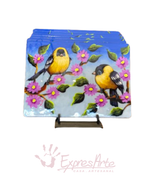 JUEGO DE 6 INDIVIDUALES PINTADOS A MANO