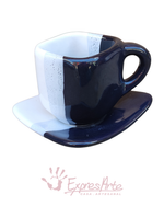 Pocillo tintero con plato - Colección Eclipse