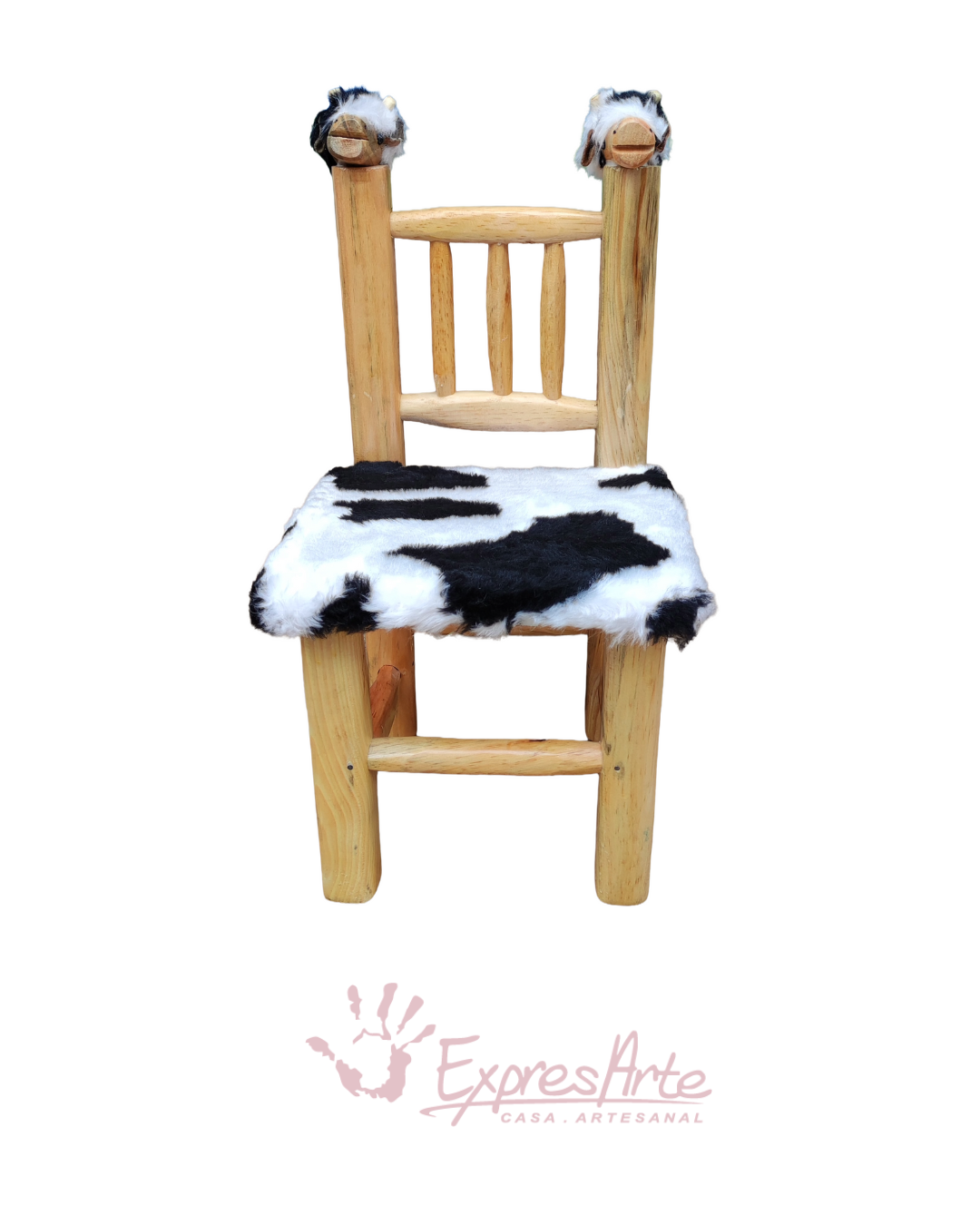 SILLA INFANTIL CUADRADA - VACA