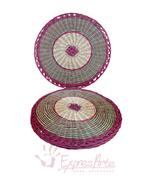 JUEGO DE 6 INDIVIDUALES REDONDOS EN ESPARTO