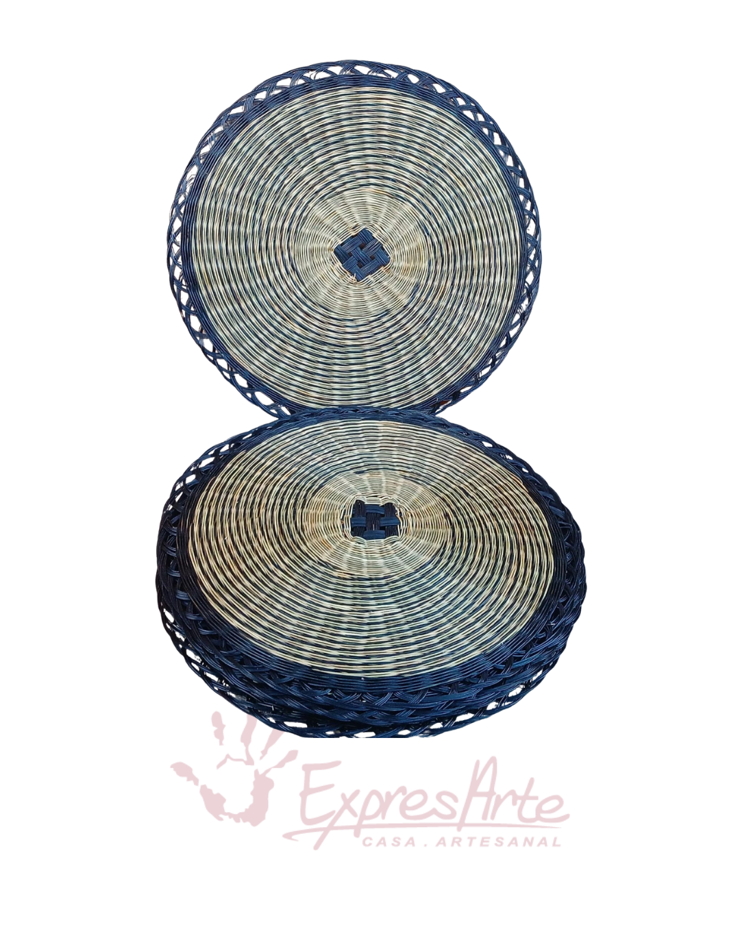 JUEGO DE 6 INDIVIDUALES REDONDOS EN ESPARTO