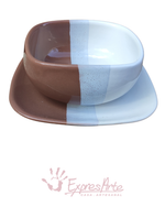 Taza y plato - Colección Origen
